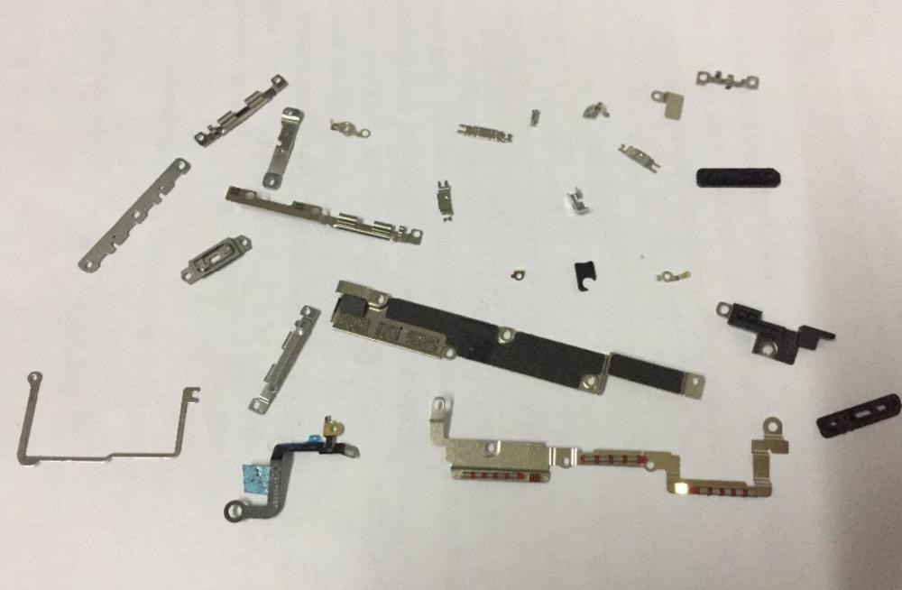 for iPhone X XS MAX XR 8Plus 7 7plus 6 6p 7p 8p Small Inner Frame Spare Parts by set Stickers