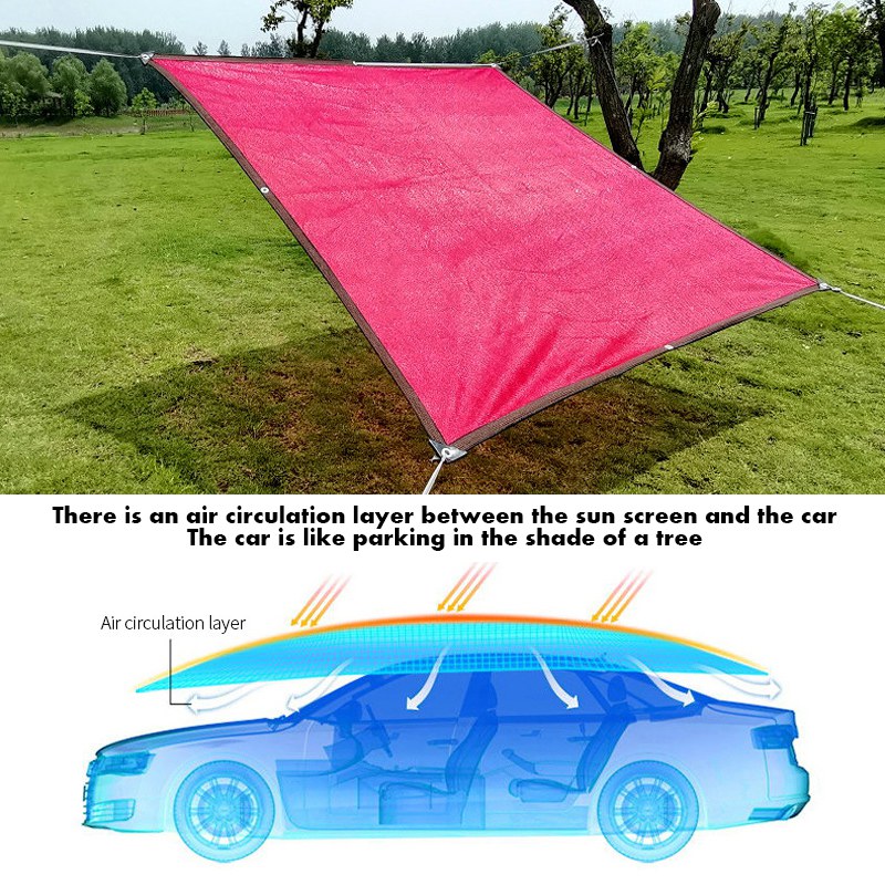 Sunshade Net Garden Sun Shading Sail Anti-UV Plants Shed Cover Outdoor Sunscreen Awning Sunblock Netting Patio Shade Canopy