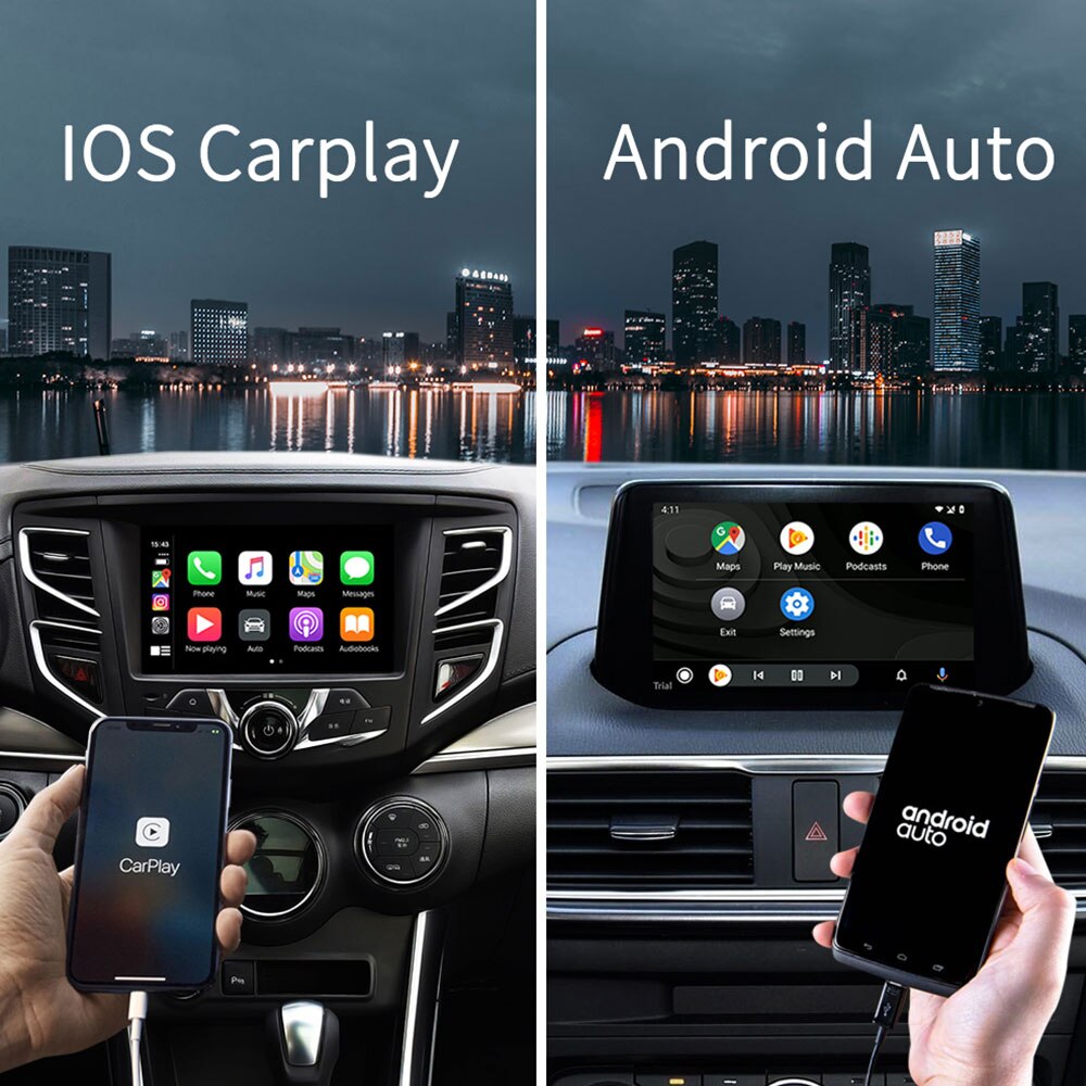 LAMJAD Vehemo Wired Carplay USB Android Auto Dongle CarPlay per schermo Android Plug and play navigazione Player Box mirrorlink
