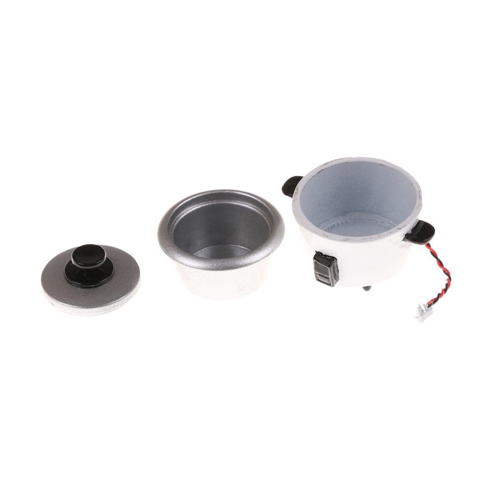 Puppe Haus Maßstechen 1:12 Küche Szene Requisiten Zu Spielen Metall Reiskocher Puppenhaus Miniatur AccessoriesPocket Modell