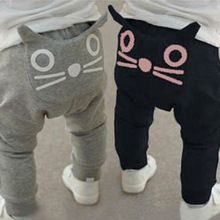 Baby Broek Lente Herfst Peuter Baby Baby Jongens Meisjes Broeken Kids Kind Leuke Cartoon Kat Casual Broek Baby Kleding