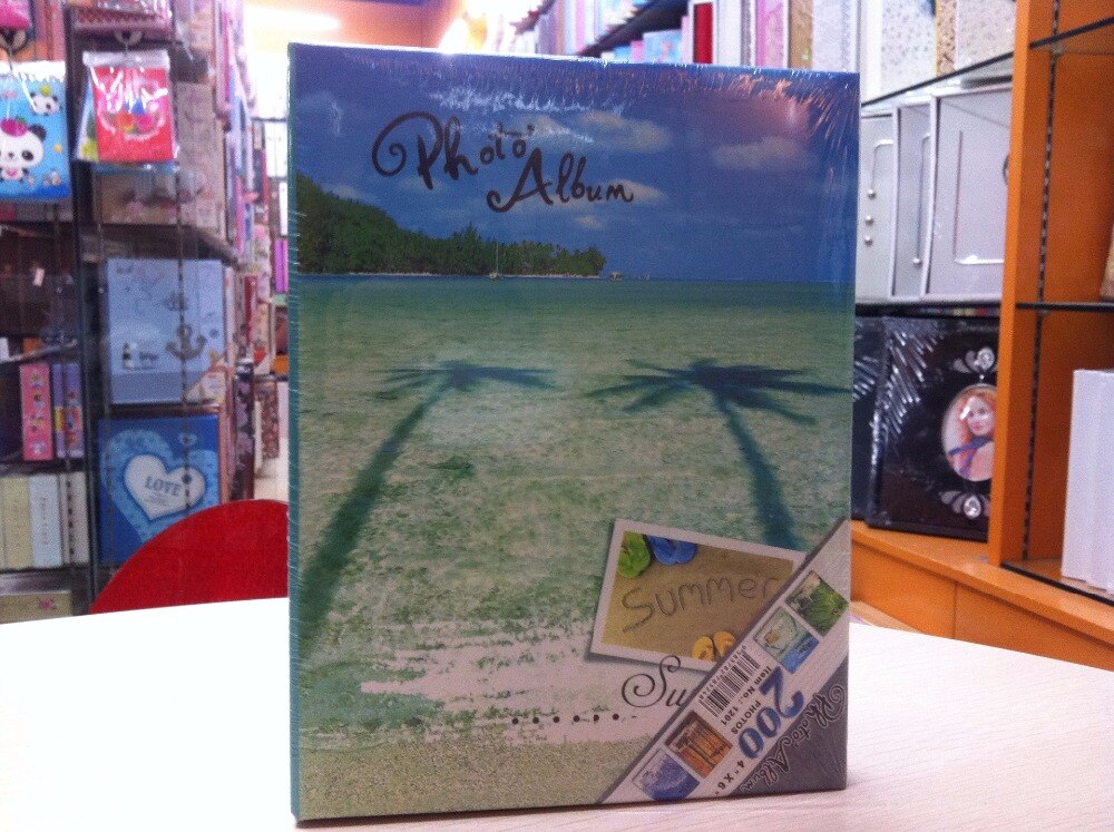 200 Sheets Season Photo Album Scrapbook Interleaf Type Classical 6 Inch Sping Paper Photo Album