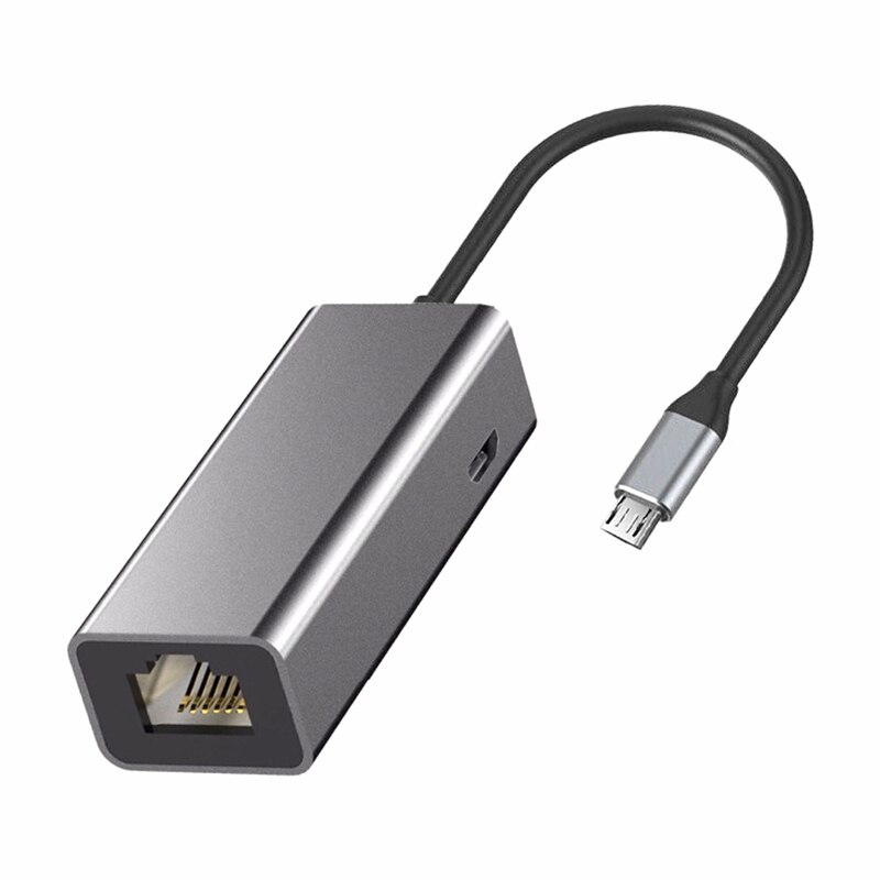 Adaptador Ethernet LAN para Fire TV 3 o Stick GEN 2, USB 2,0 a RJ45, adaptador Ethernet de 10/100 Mbps: Default Title