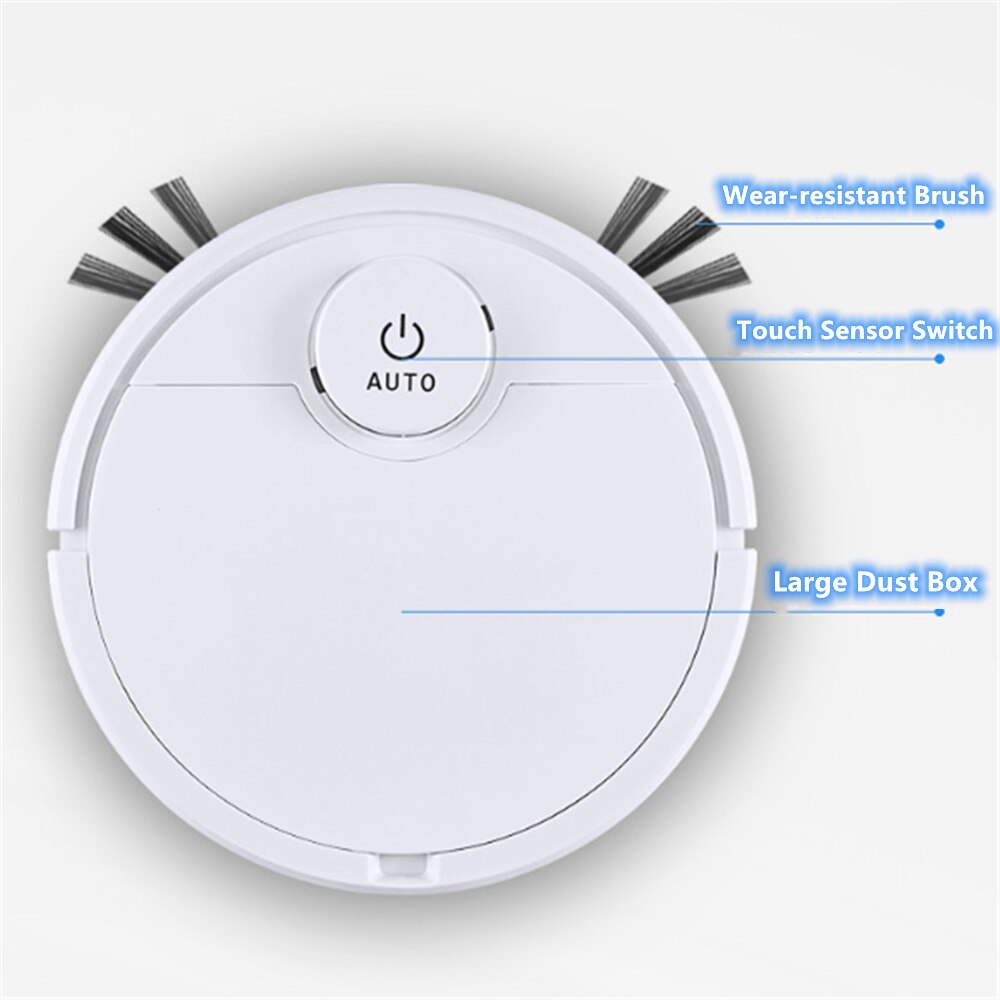 Smart Stofzuiger App Remote Start Automatische Vegen Robot Mini Usb Opladen 1300 Mah Auto Vegen Dweilen Machine