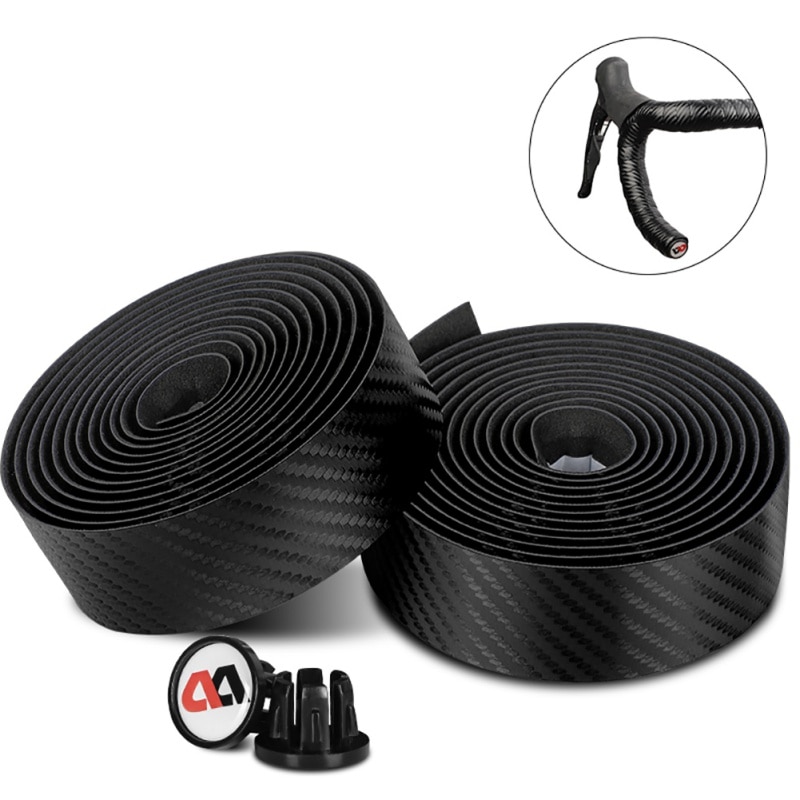 2 stuks fiets kurk stuurlinten fiets demping anti-vibratie wrap race mountainbike stuur kurk stuurlint n