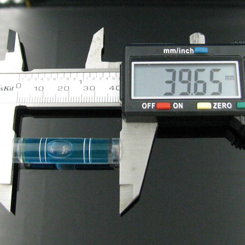 Product for Plastic Tube Vials Spirit Level for Photo Frame 9.5*40 mm Blue (1 piece/lot)