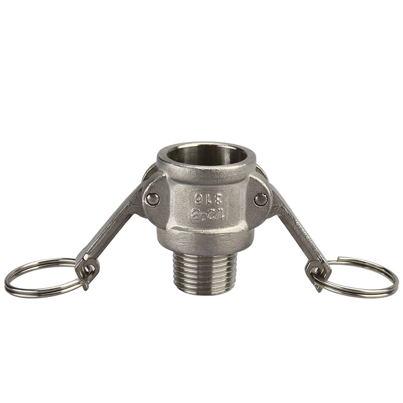 316 Stainless Steel 1/2" Camlock Quick Disconnect Cam & Groove Fitting Homebrew Beer Pump Pipe Fitting