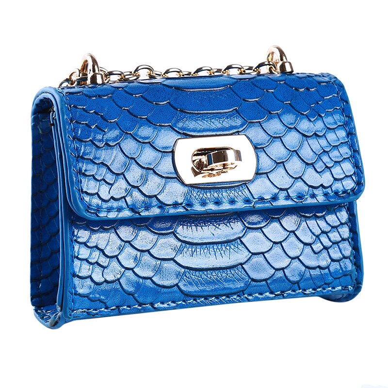 Mädchen PU Geldbörse Ändern Brieftasche Kinder Schulter Tasche Münze Tasche Kleinen Münzfach: blue