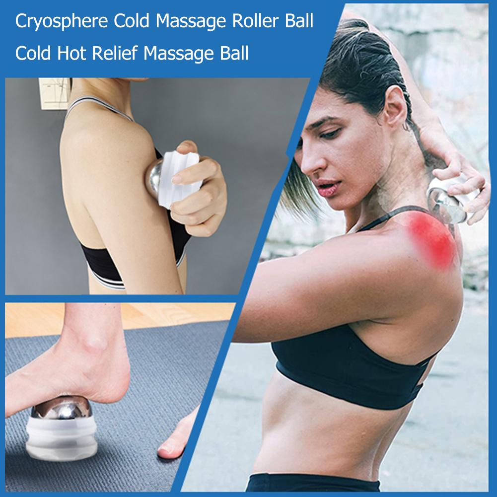 Cold Massage Roller Ball Ice Therapy Body Back Waist Stress Release Massage Rapid Recovery Ice Roller Perfect Myofascial Release