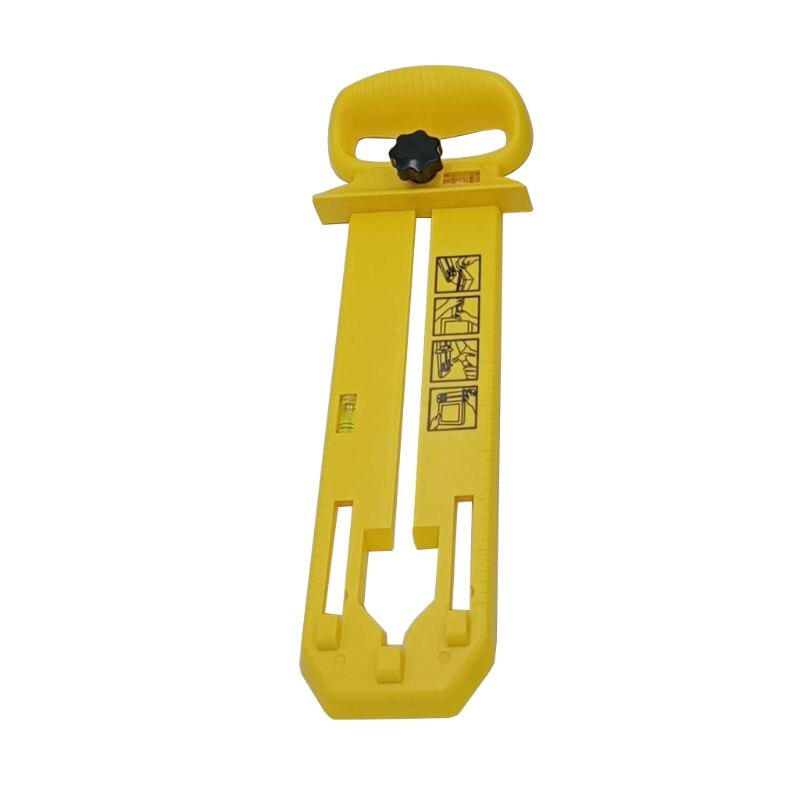 Picture Hanger Photo Frame Level Ruler Multifunction Wall Hanging Tool Measuring N0HB: Yellow