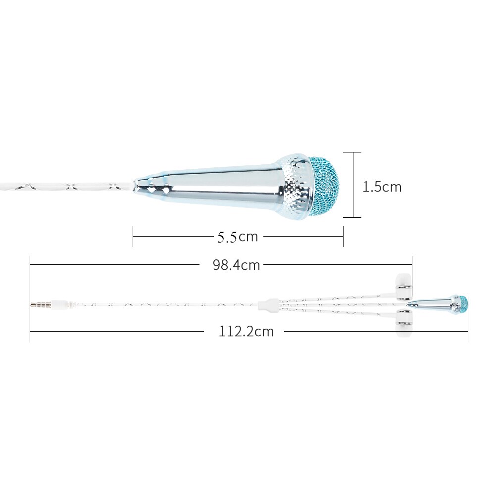 Microfoons 3.5mm Jack Microfoon Lavalier Tie Mikrofon Microfono Mic voor Mobiele Telefoon Spreken iphone 7 8 X karaoke