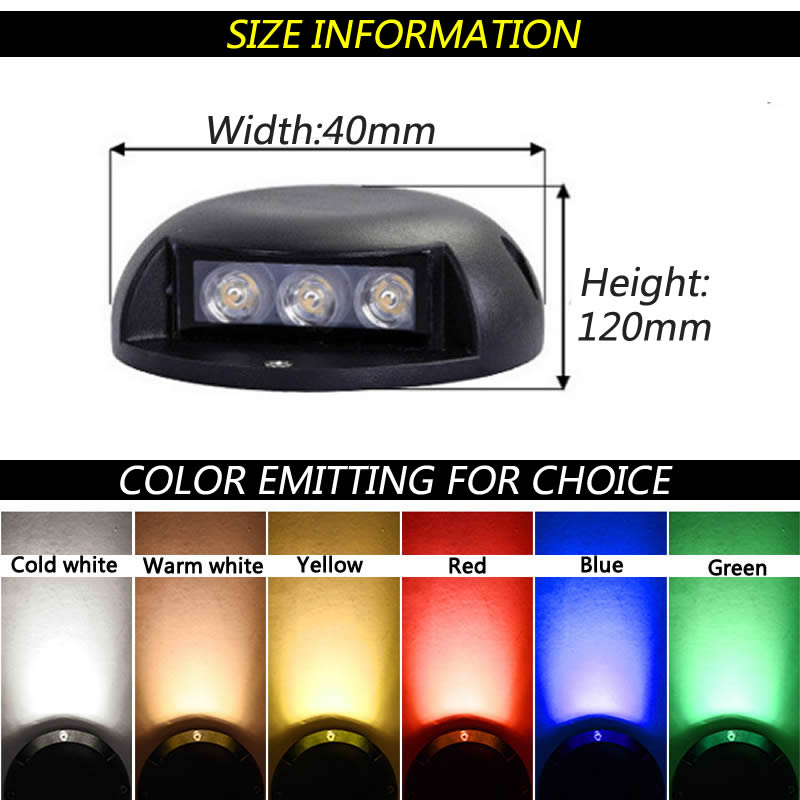 Outdoor 12W Path Lights LED way lighting Waterproof Trail Step and wall For Gardon Home Hotel 110V 220V