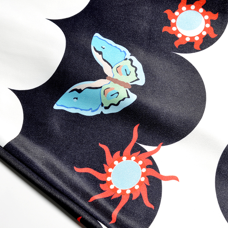 Conjunto de ropa de primavera y otoño para mujer, ropa de con lazos y bordado de cuentas, blusa y faldas largas estampadas, NS966