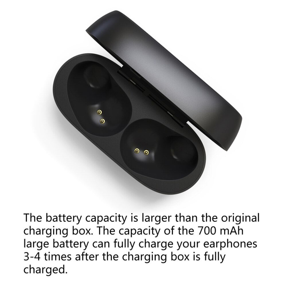 700 mah høretelefoner opladningsetui til jabra elite 75t/ elite active 75t øretelefoner opladerboks høretelefonopladningsetui
