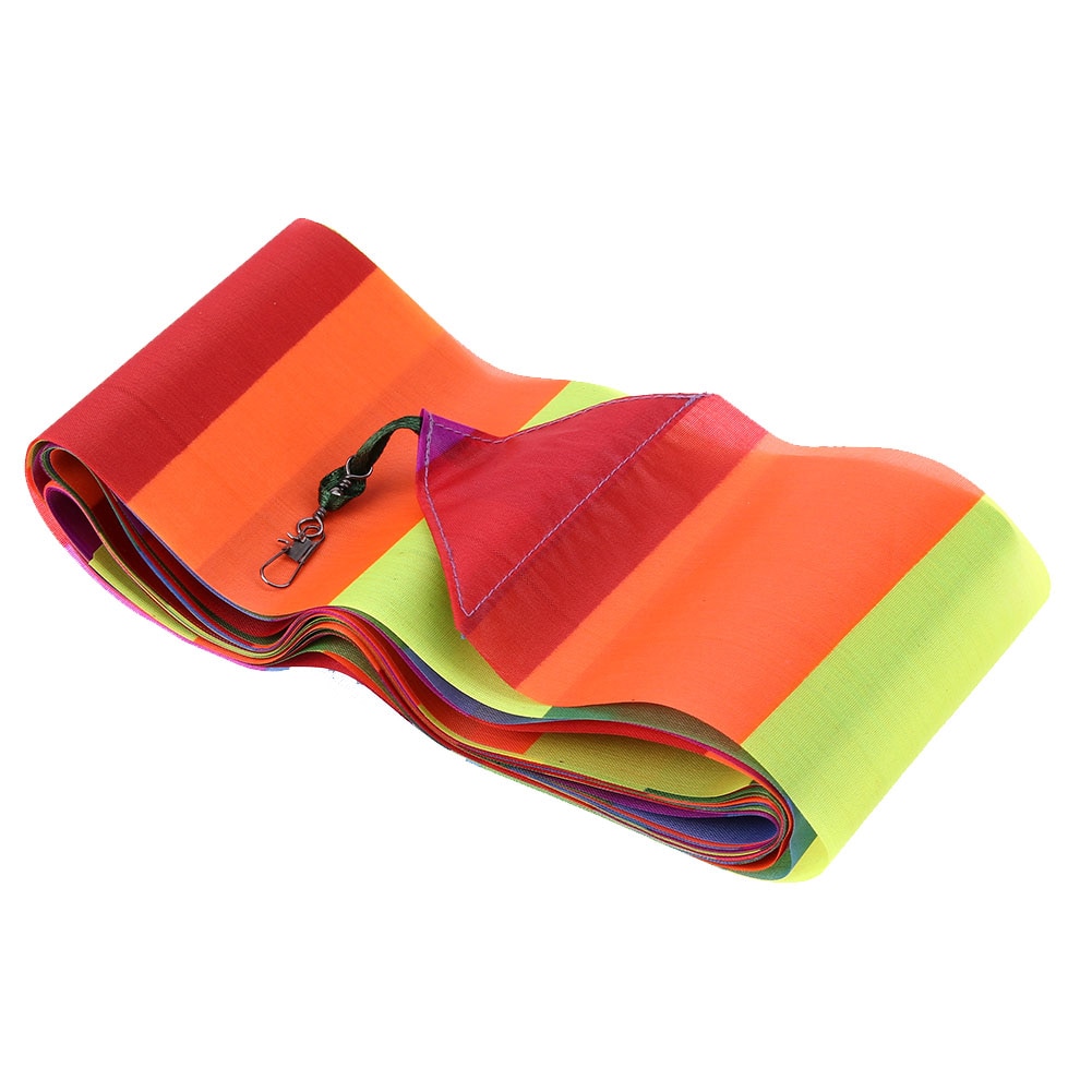 10 meter regnbuestang kite hale for delta kite stunt kite barn kite tilbehør leker fargerike barn utendørs morsomme sportsleker