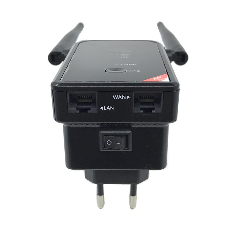 Repeater Wifi Wireless Router2.4G300M Extender AP Booster Amplifier LAN Client Bridge IEEE802.11b / g / n EU Plug Wi fi Roteador: EU power plug