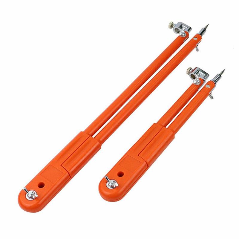 Steel Round Marking Scribe Woodworking Drawing Compass Tool Tool Compasss Circular Marking Woodworking Layout Y4K2