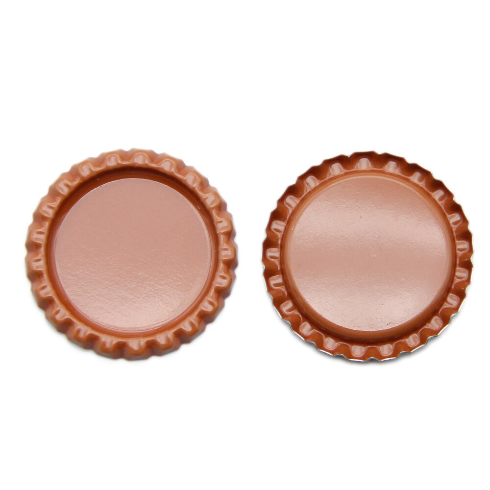 25Pcs Geometrische Patronen Ronde Vorm Fles Cap, DIY Handgemaakte Materialen Voor Maken Projecten, 25Yc2156: 1012897003