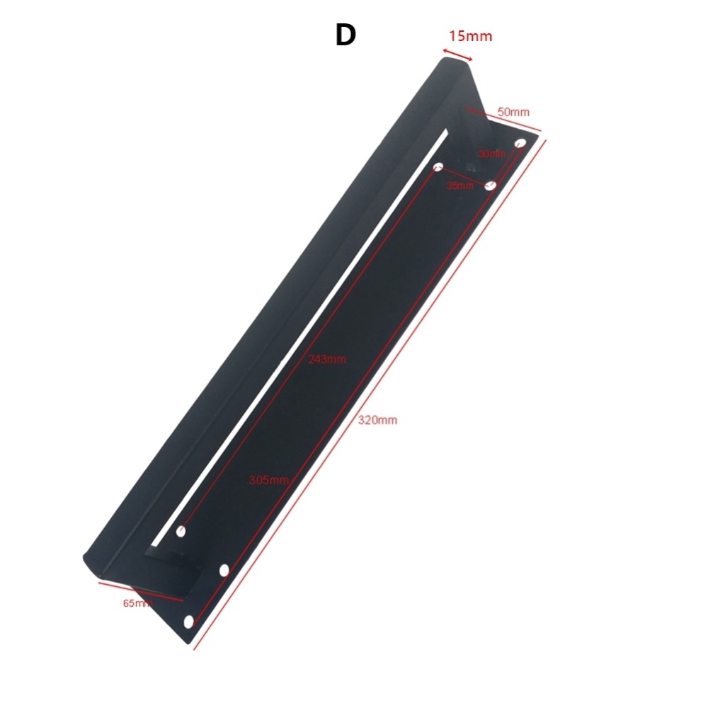 Antique Rustic Handmade Barn Door Handle Black Flush Long Base Handle Pull for Gate Door Cabinet