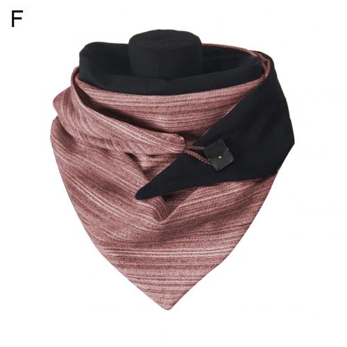 Moda damska jesienno-zimowa jednokolorowy guzik miękki szal dorywczo gruby ciepły szalik szal szalik kobiety odzież akcesoria: F