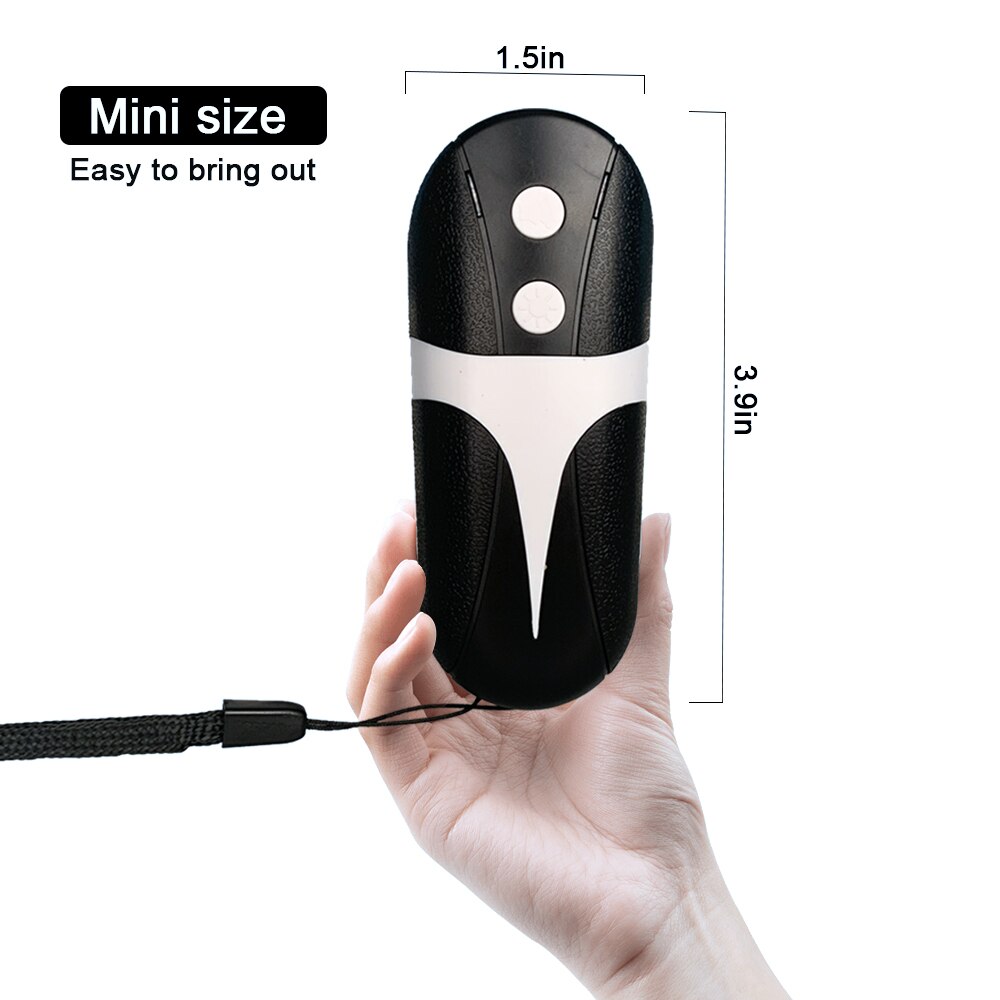 Handheld Multifunction Pet Dog Repellent LED Ultrasonic Infrared Dog Deterrent Anti Dog Barking Device Bark Training Device