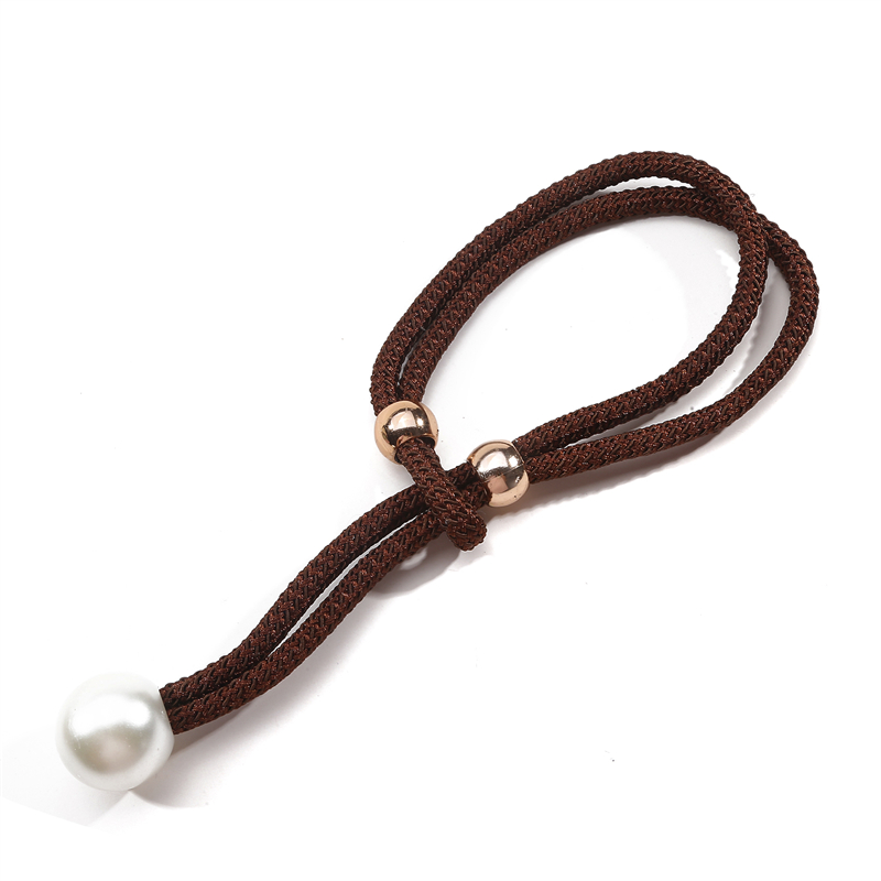 1/2 Stück Perlen-Vorhang-Raffhalter, Vorhang-Perlen-Raffhalter, dekorative Befestigungen, Seil-Vorhang-Raffhalter, kein Stanzen, verstellbare Ausziehhalter, Seil: Licht Grün / 30-35cm