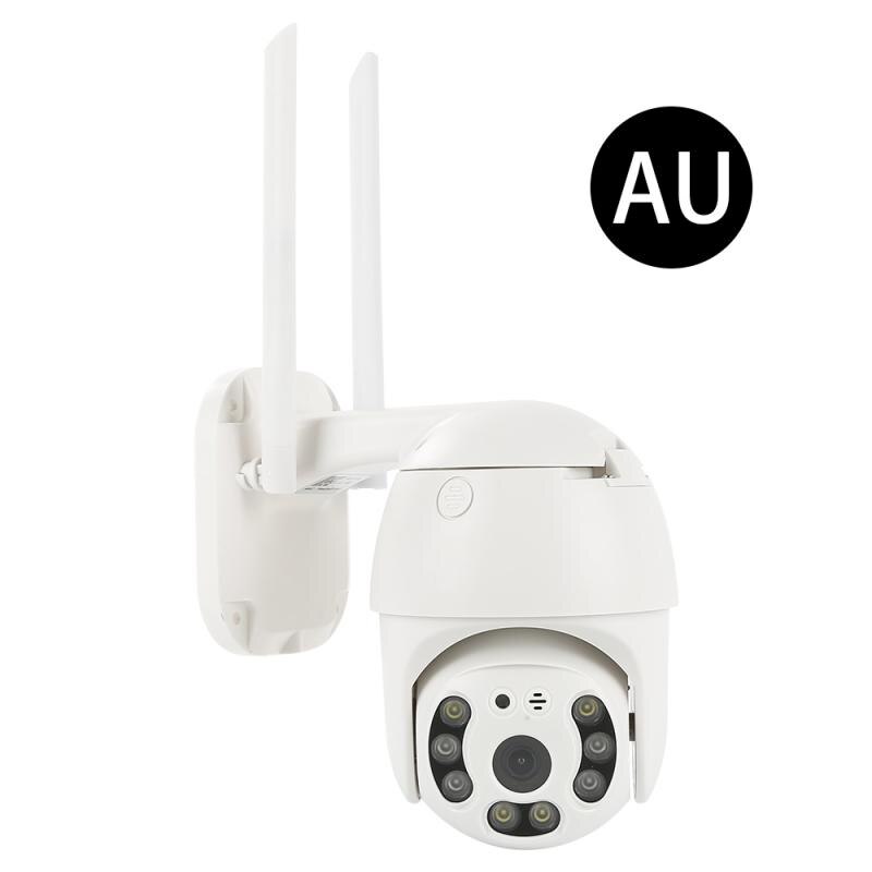 1pc nova alta qulity 1080p wifi câmera ip movimento detectar rastreamento automático ptz 4x zoom 2-way áudio p2p cctv segurança ao ar livre dome cam