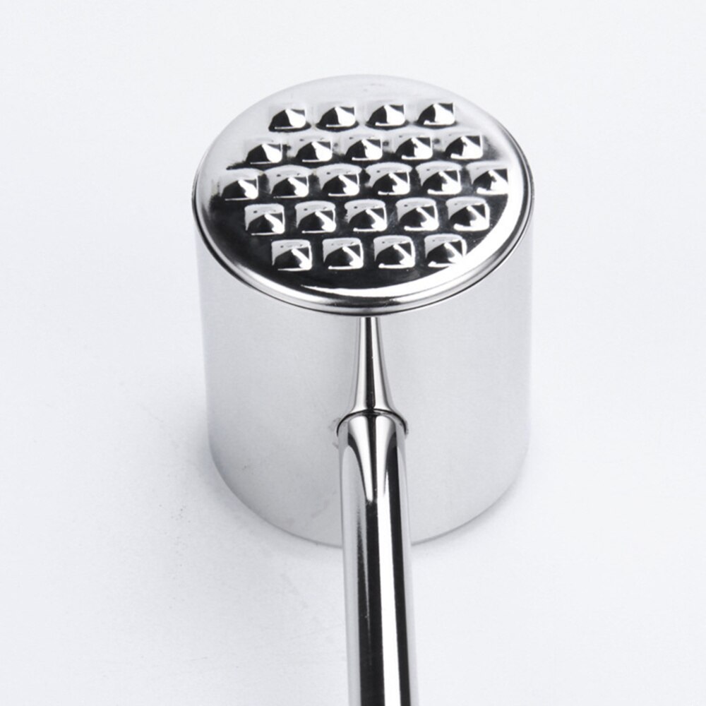 10 Inch Stainless Steel Meat Tenderiser Hammer Steak Hammer for Tenderizing Steak Beef Chicken