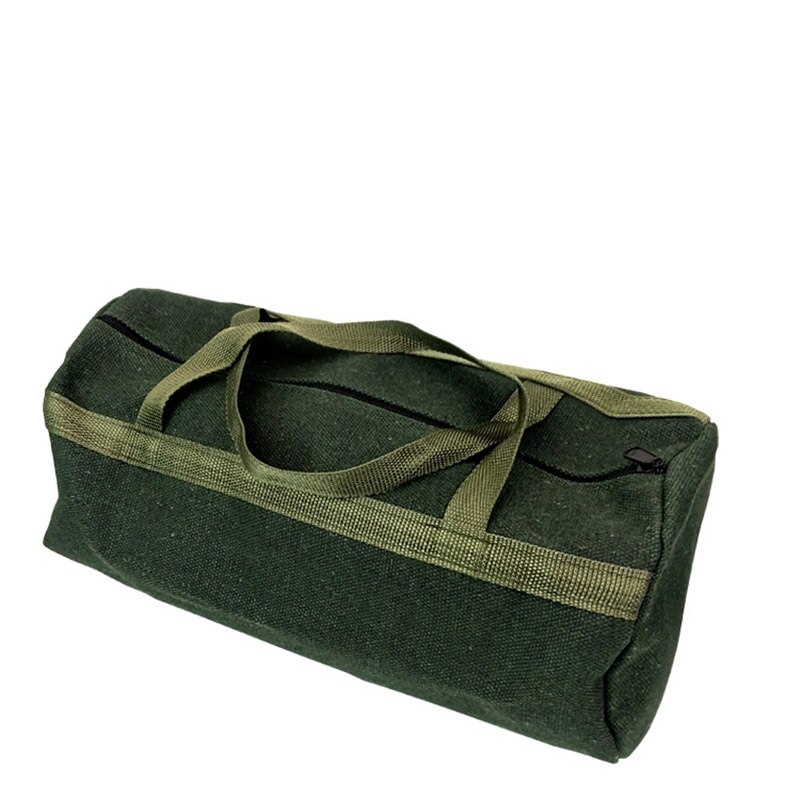 1 st slitstark, tjockare canvas verktygspåse för elverktygsförvaring arrangör bärbar instrumentväska tote bag: 40 x 20cm