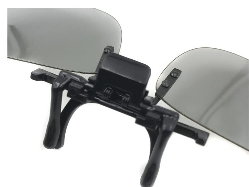Ronde gepolariseerde 3D bril clip type voor Bijziendheid bijziendheid 3d Dimensional bril kijken 3D films RealD cinema