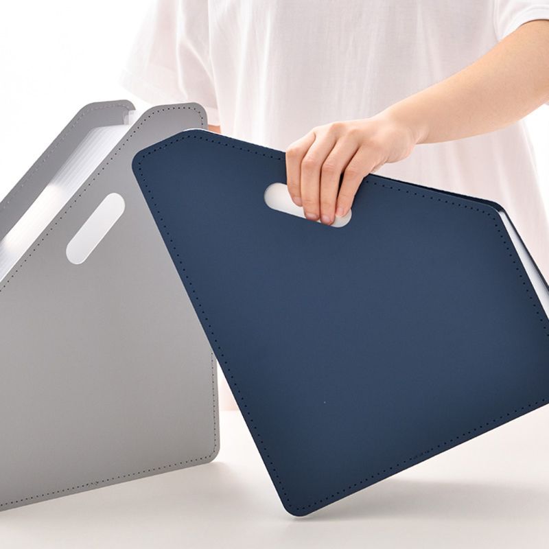 13 Pockets Desk File Folder Document Paper Organizer Storage Holder Multilayer Expanding Box