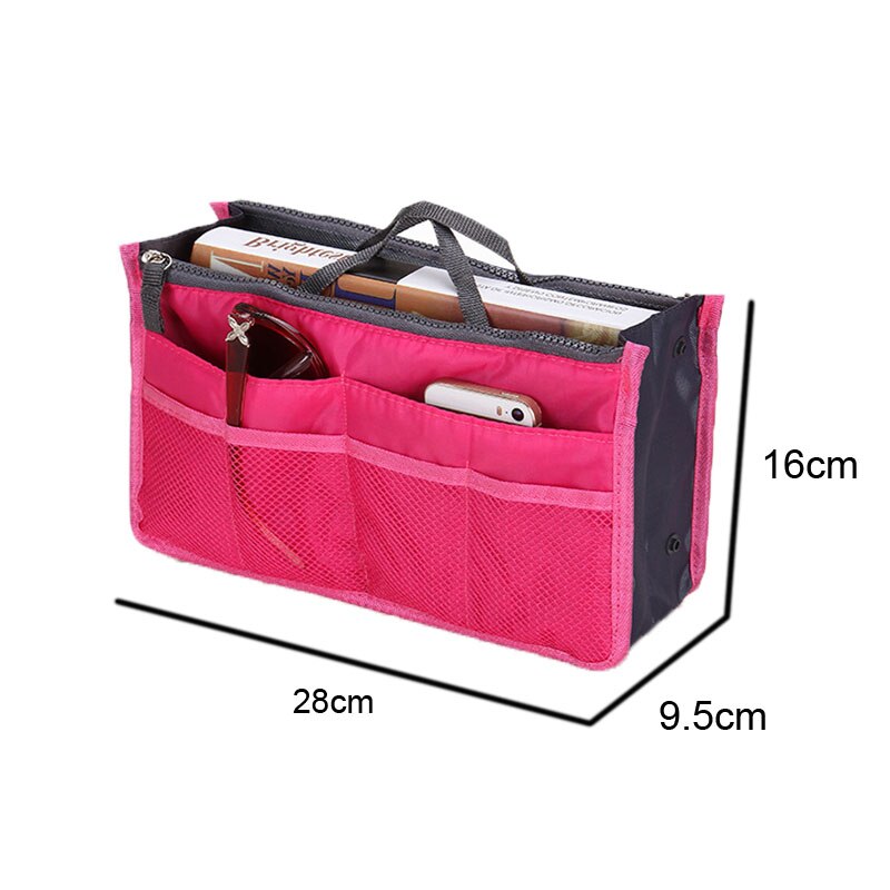 Bolsa de maquillaje multifunción, neceser pequeño para cosméticos, organizador de viaje, bolsa de almacenamiento para artículos de tocador, kit de aseo CC001