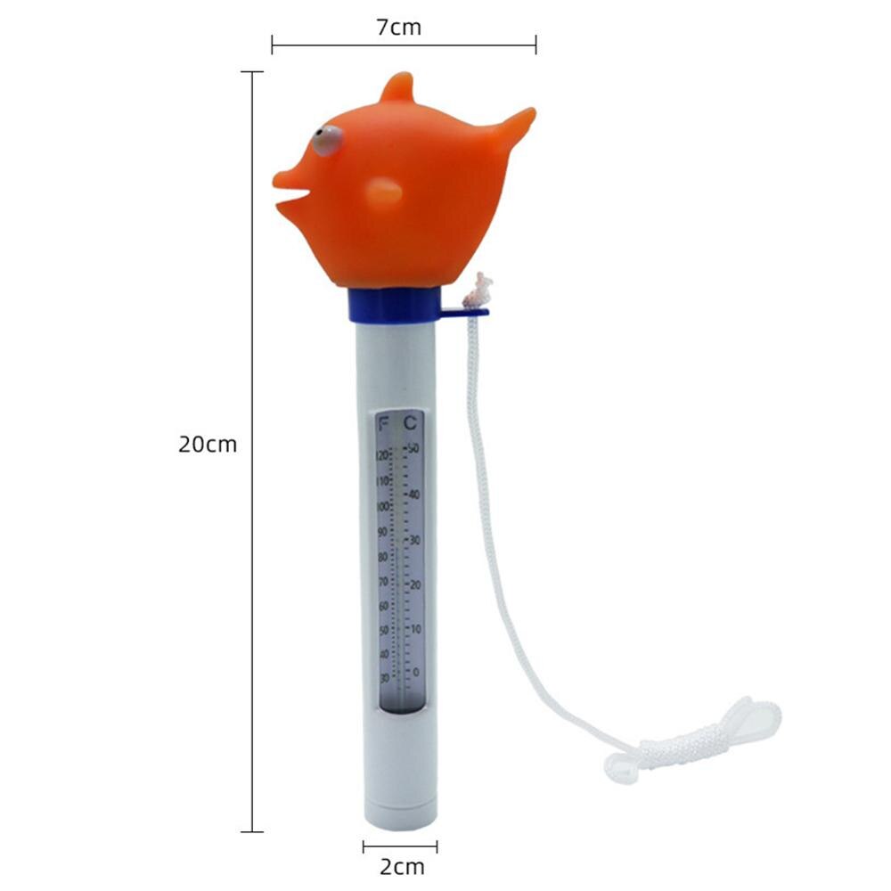 Multi-funzionale Struttura Classica Portatile Piscina Termometro Tester di Temperatura Dell'acqua Spa Stagni di Pesce Galleggiante Sonda: P