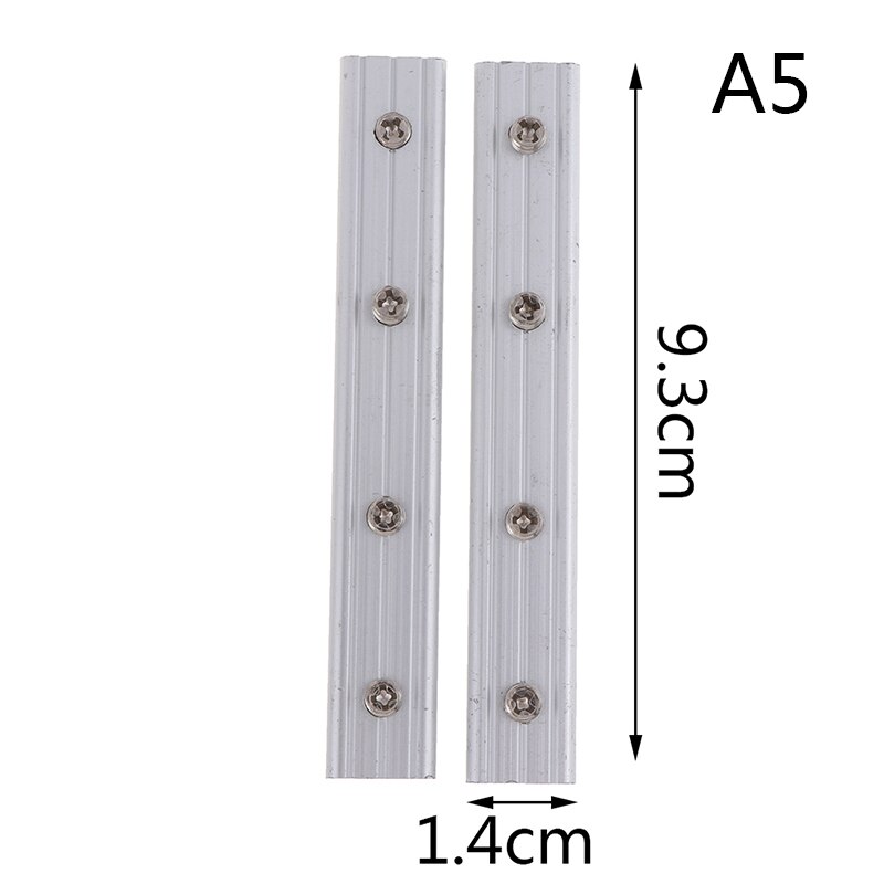 2 kpl verhokiskon liitin splicer alumiiniseos verholiitin: E