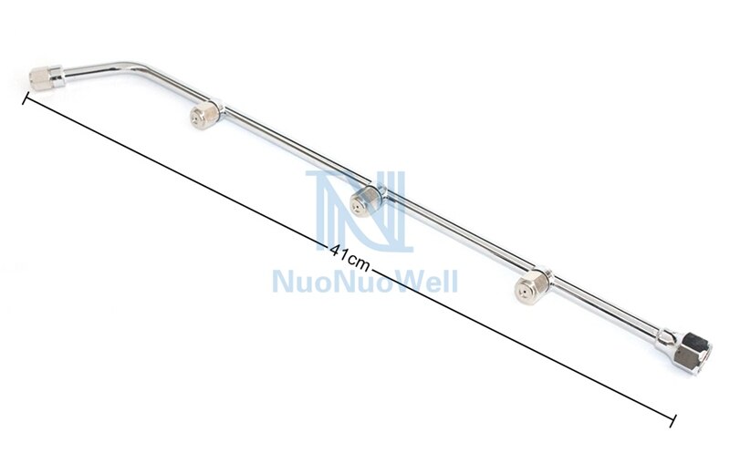 High Pressure Agricultural Garden Fruit Trees Watering Sprayer Water Mist Stainless Steel Spray Ring Nozzle Atomizing Sprinkler: four nozzle