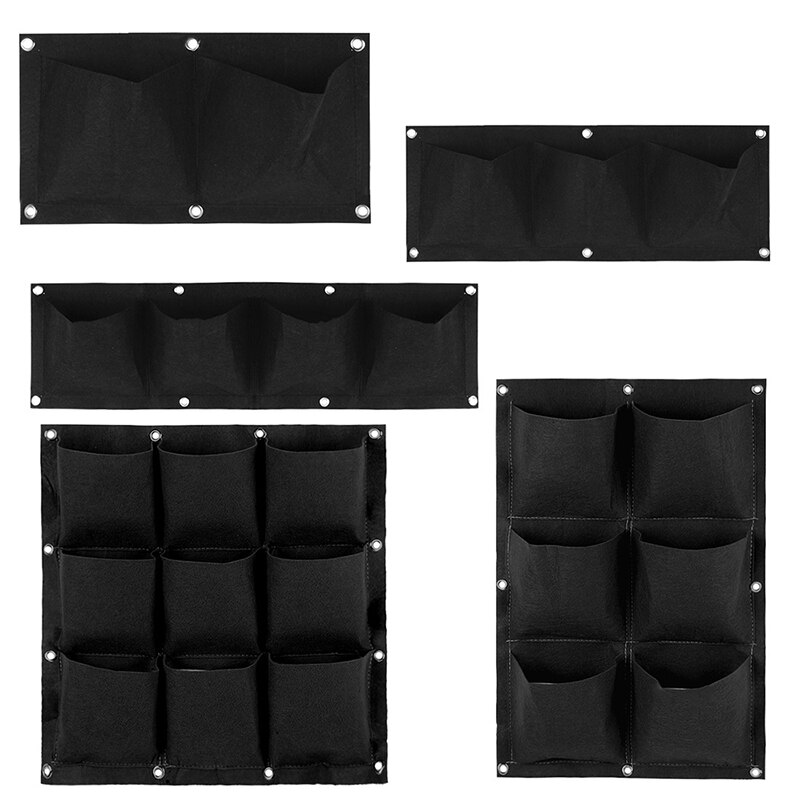 Pionowa ściana donica ogrodowa nietkane materiały ścienne wiszące torby robić sadzenia kieszenie robić powieszenia zielonych worków ściennych roślina rośnie pionowo