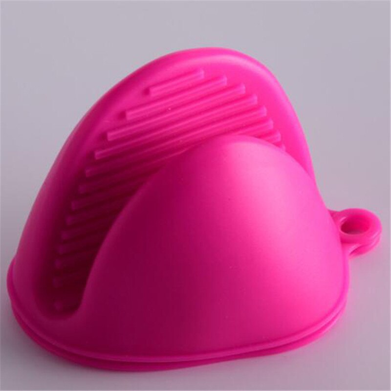 Guantes de silicona de 4 colores para cocinar, para el horno, con aislamiento térmico, antideslizantes, para microondas, soporte para olla, utensilios de cocina