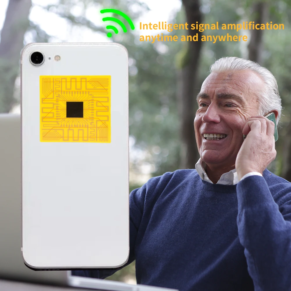 10/1 pçs impulsionadores de sinal de antena de telefone móvel universal ferramentas de acampamento portátil amplificador de sinal de smartphone adesivos de aprimoramento