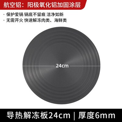 Keuken Gasfornuis Warmtegeleiding Plaat Te Beschermen Pot Blackening Warmtegeleiding Plaat Ontdooien Ontdooien Plaat Ontdooien Trays: 24CM-6MM