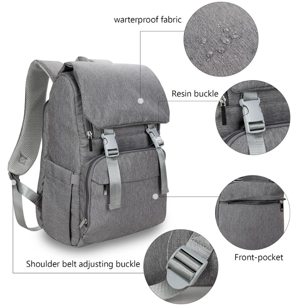 Sac à couches imperméable Oxford | Sac à dos de voyage de grande capacité, sac de maternité pour bébé, sac à dos pour maman et papa avec chargeur USB,