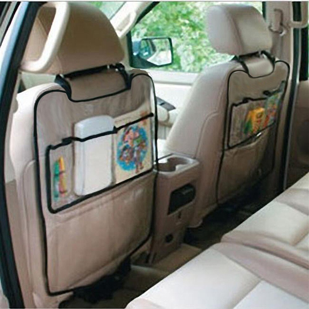 1Pc Auto Auto Seat Protector Back Cover Voor Kinderen Kick Mat Opbergtas Bu Автомобильные Товары Auto Accessoires Автомобиль