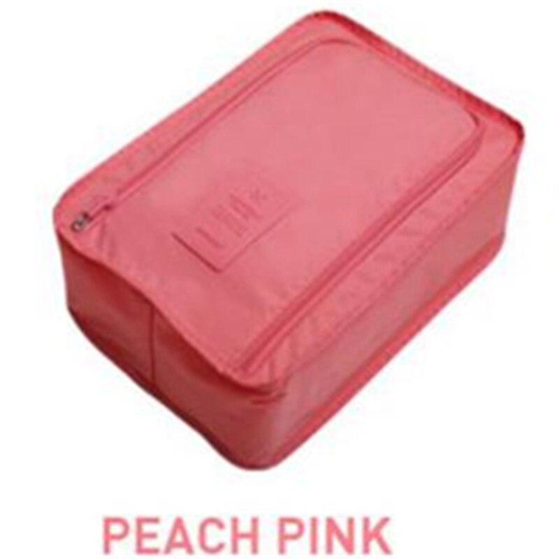 Portable Travel Bags Folding Unisex Large Capacity Bag Women Capacity Hand Luggage Business Trip Traveling Bags WaterProof: Peach Pink