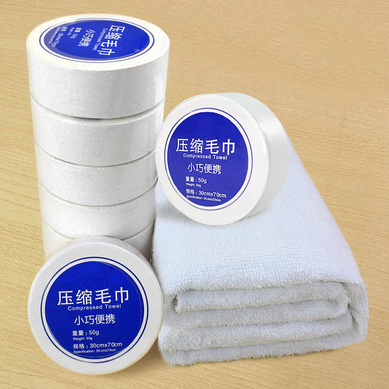Compressed Towel Face Bath Washcloths Portable Soft For Travel Camping Outdoor Hogard OC19