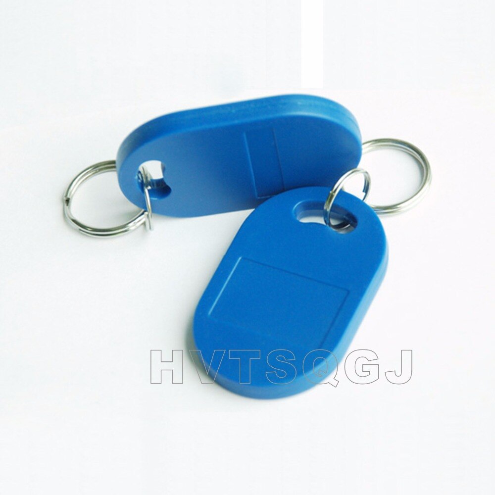 100pcs IC+ID Dual Chip RFID Key Fobs 125kHz+13.56MHz