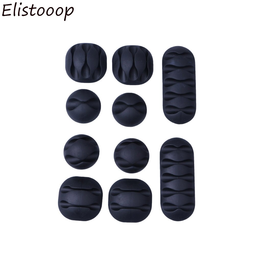 Cable Winder Multipurpose Single Double Five holes Wire Cord Cable winder Ties USB Charger Holder Organizer