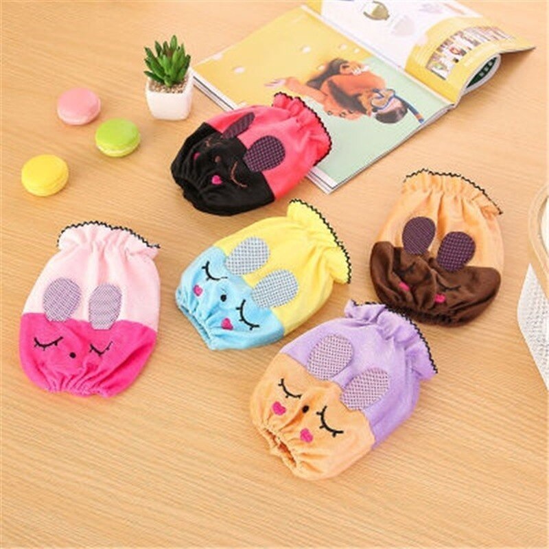 Waterproof short cute children adult cuffs for female autumn and winter cute cartoon students sleeves for adult housework cuffs