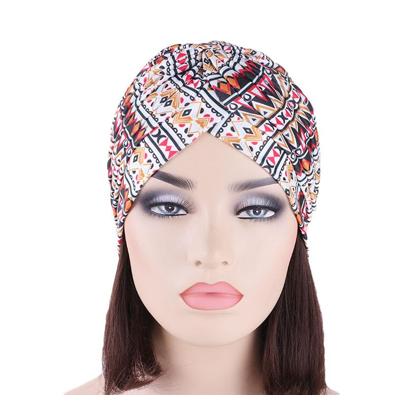 Gorro plisado de la India para mujer, gorro para el quimio, musulmán, para la caída del cabello, pañuelo para la cabeza, cubierta, gorros islámicos, turbante árabe