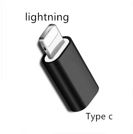 8 Pin Verlichting Naar Usb Type C Mini Adapter Voor Iphone 11 12 13 Pro Max Samsung S20 S21 Ios naar Type C Otg Jack Opladen Converter: A