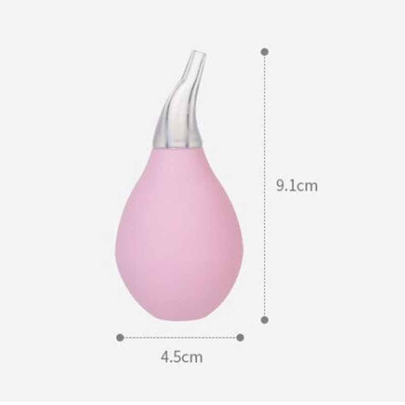 FBIL-5pz bambino Appena nato Nasale Aspirazione Aspiratore Morbida Punta del Muco Vuoto Naso Che Coca Cola più pulito, colore Casuale