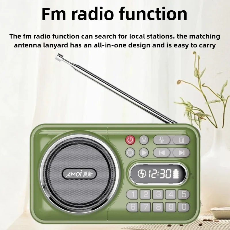 Tarjeta multifuncional De inserción Radio FM portátil MP3 Bluetooth Am Fm papá emergencia Mini Usb Aparatos De Radio De onda corta Vintage